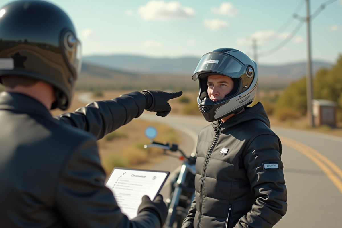 contrôle moto