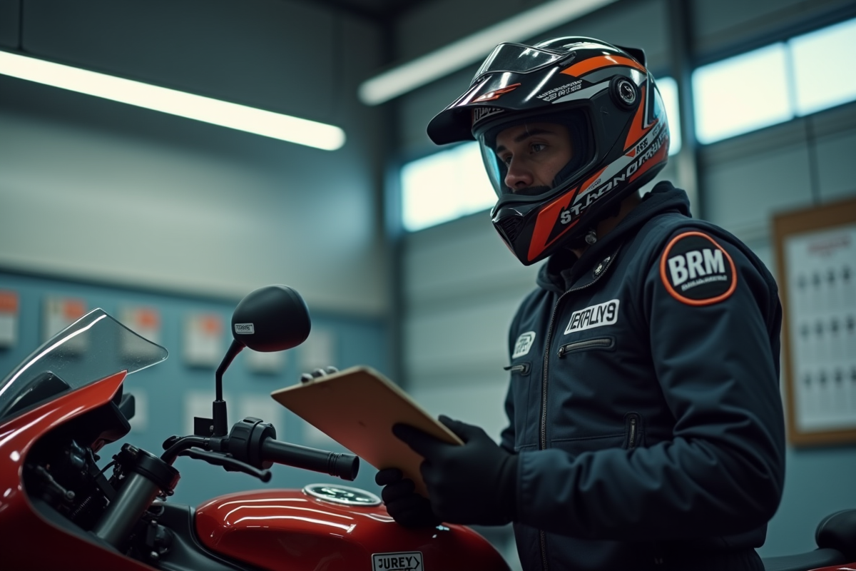 contrôle moto