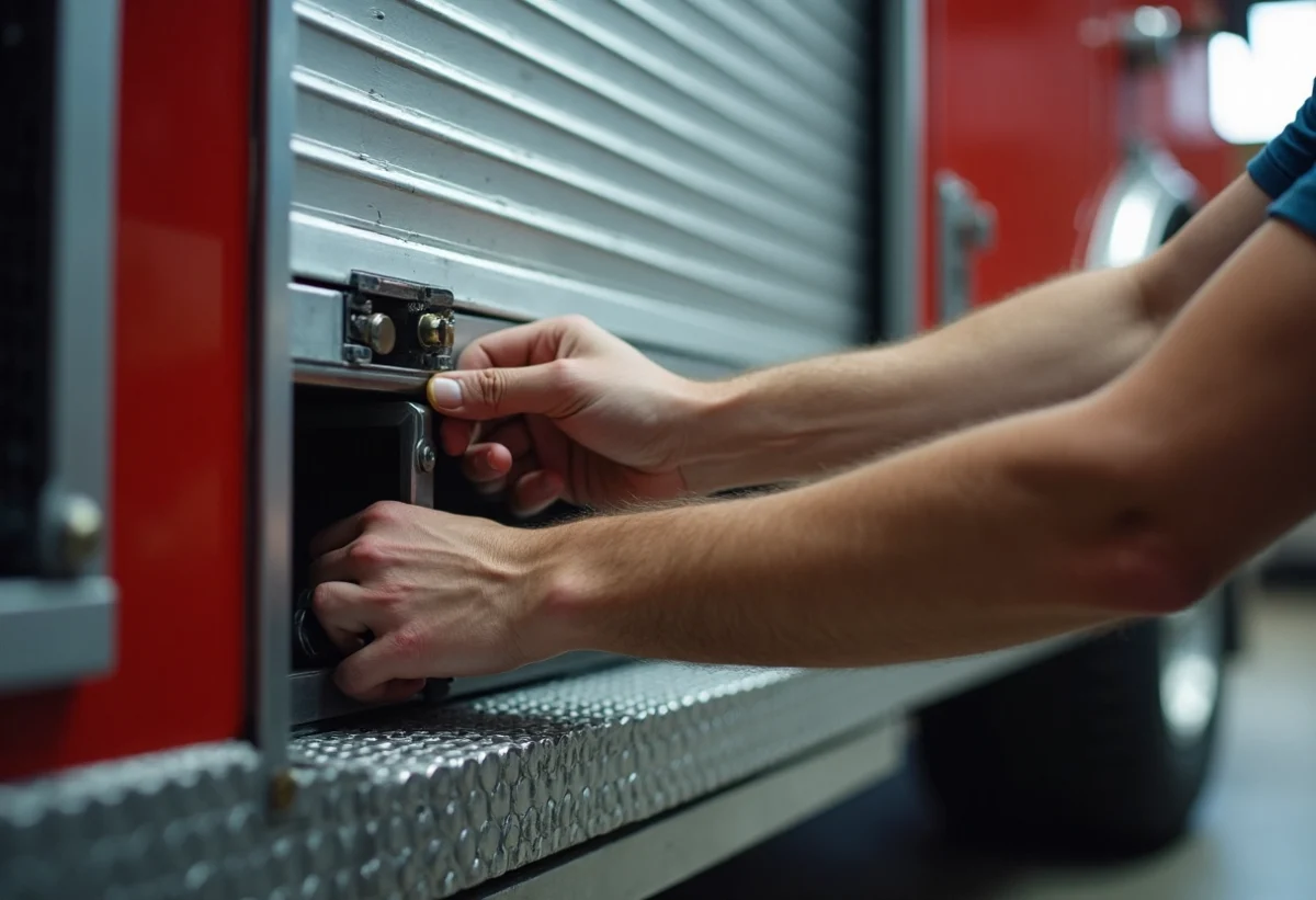 réparer portes camion