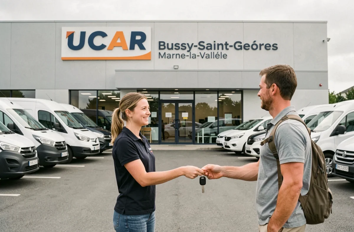 Agence Ucar Bussy-Saint-Georges avec véhicules de location disponibles dans le secteur Marne-la-Vallée